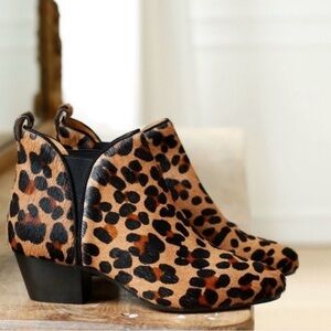 Sézane Andy boots leopard size 7/38